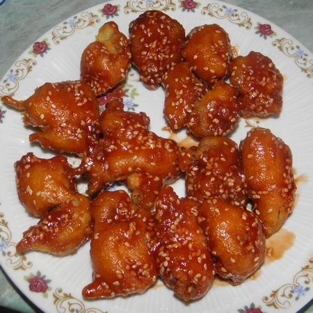 Kínai szezámmagos csirkefalatkák